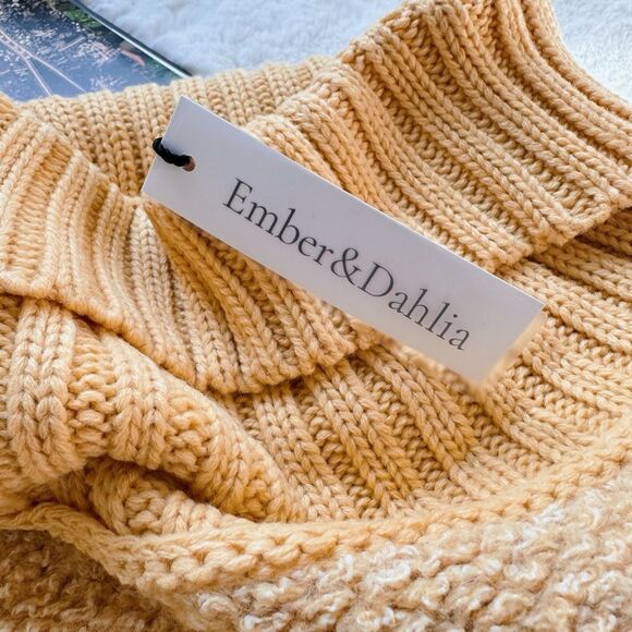 BUY NOW SALE!Very J Oversized Honey Knit Sweater - Picture 7 of 13